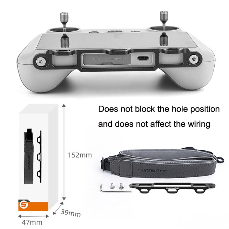 Sunnylife MM3-GS389 For Mini 3 Pro DJI RC with Screen Remote Control Leather Lanyard, MM3-GS389 Sunnylife MM3-GS389 For Mini 3 Pro DJI RC with Screen Remote Control Leather Lanyard, MM3-GS389